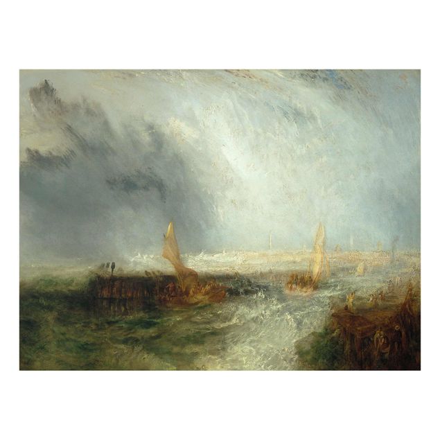 Glasbild - Kunstdruck William Turner - Ostende - Romantik Quer 4:3