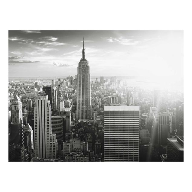 Glasbild - Manhattan Skyline - Quer 4:3