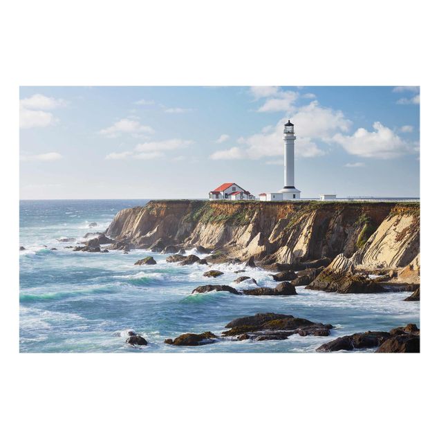 Glasbild - Point Arena Lighthouse Kalifornien - Querformat 2:3