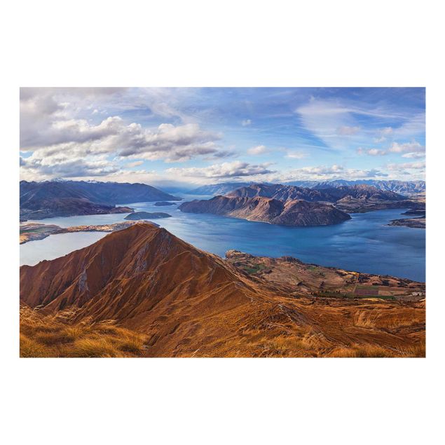 Glasbild - Roys Peak in Neuseeland - Quer 3:2