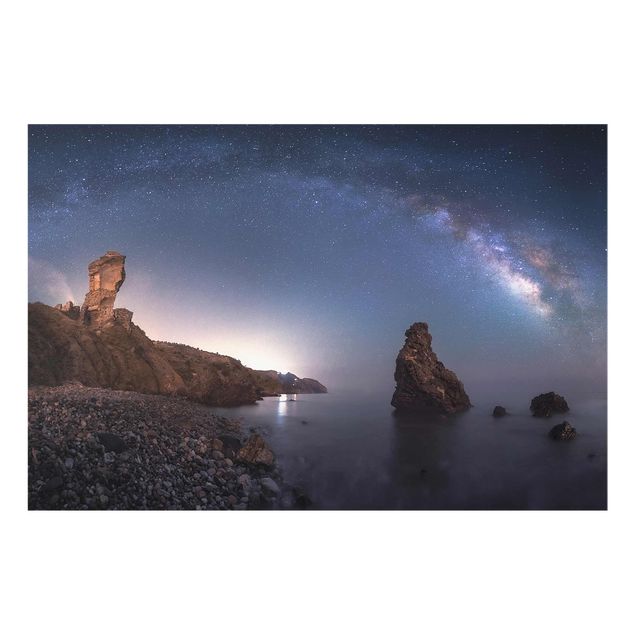 Glasbild - Sea of galaxies - Quer 3:2