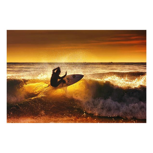 Glasbild - Sun, Fun and Surf - Quer 3:2