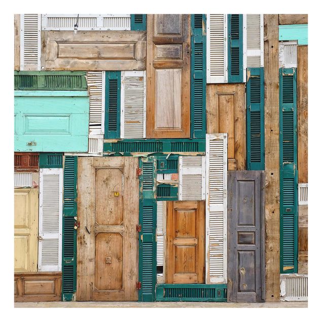 Glasbild - The Doors - Quadrat 1:1