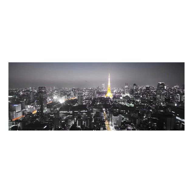 Glasbild - Tokio - Panorama Quer