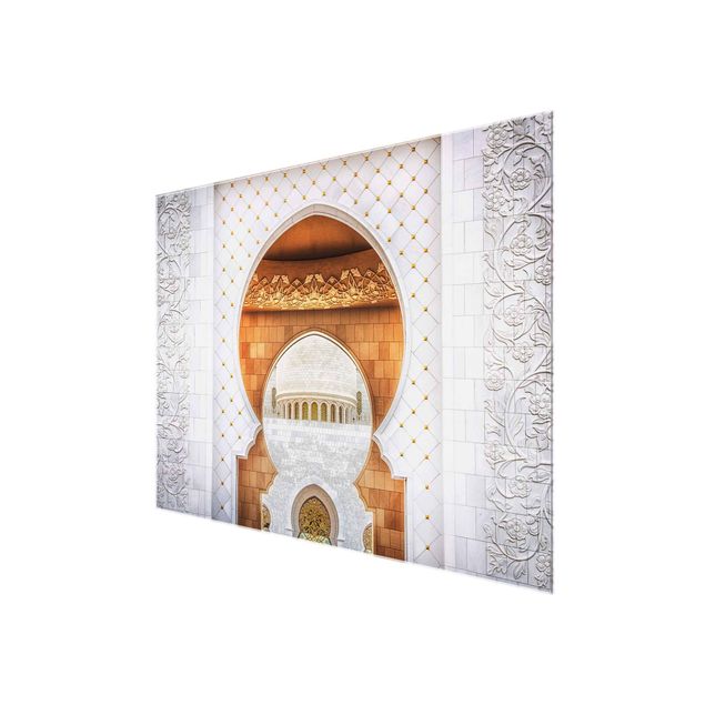 Glasbild - Tor der Moschee - Quer 4:3