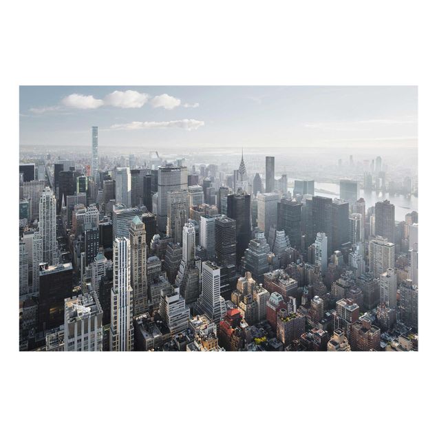 Glasbild - Upper Manhattan New York City - Querformat 2:3