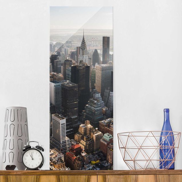 Glas Magnettafel Vom Empire State Building Upper Manhattan NY