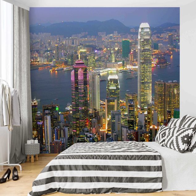 Fototapete - Hongkong Skyline