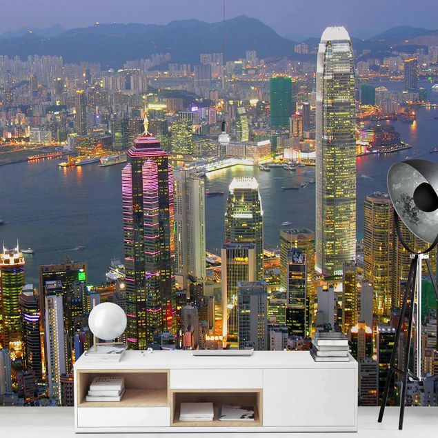 Fototapete - Hongkong Skyline