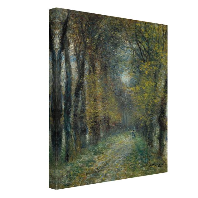 Leinwandbild - Auguste Renoir - Die Allee - Hoch 3:4