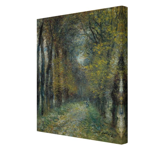 Leinwandbild - Auguste Renoir - Die Allee - Hoch 3:4