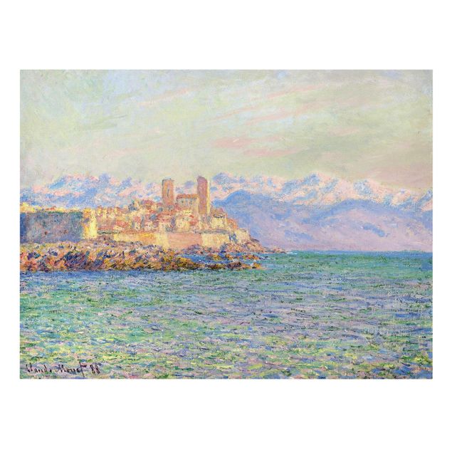 Leinwanddruck Claude Monet - Gemälde Antibes, Le Fort - Kunstdruck Quer 4:3 - Impressionismus
