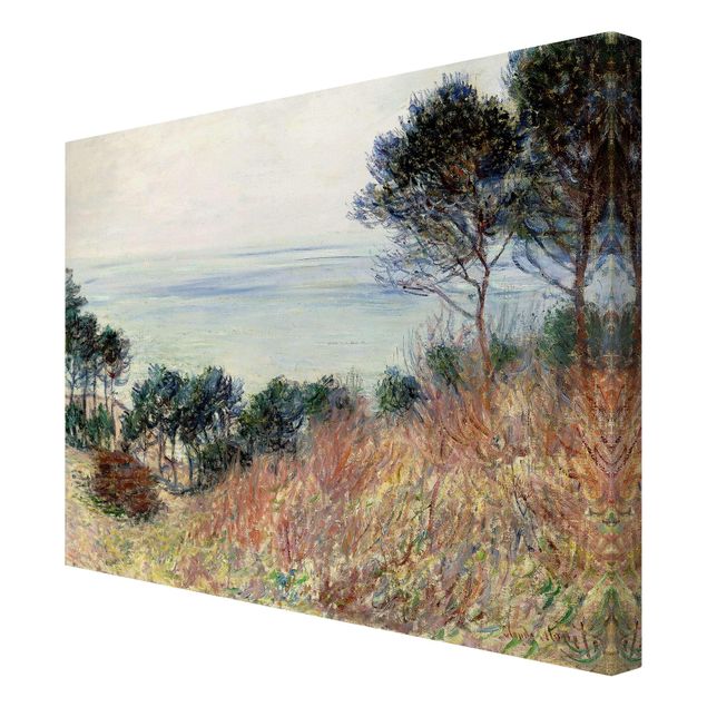 Leinwanddruck Claude Monet - Gemälde Die Küste von Varengeville - Kunstdruck Quer 4:3 - Impressionismus
