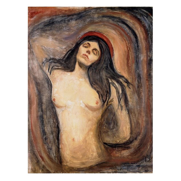 Leinwandbild - Edvard Munch - Madonna - Hoch 3:4