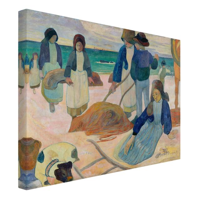 Leinwandbild - Paul Gauguin - Bretonische Tangsammlerinnen (II) - Quer 4:3