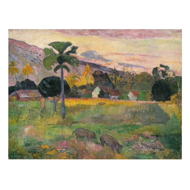 Leinwandbild - Paul Gauguin - Haere mai (Komm her) - Quer 4:3