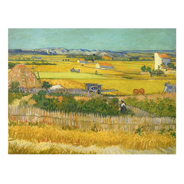 Leinwandbild - Vincent van Gogh - Die Ernte - Quer 4:3