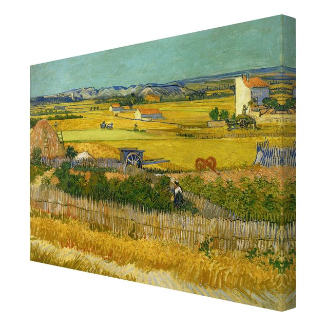 Leinwandbild - Vincent van Gogh - Die Ernte - Quer 4:3