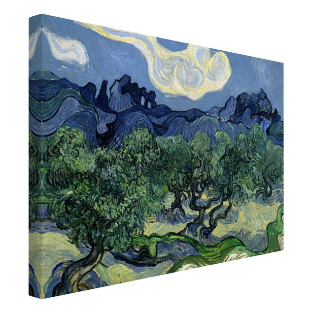 Leinwandbild - Vincent van Gogh - Olivenbäume - Quer 4:3