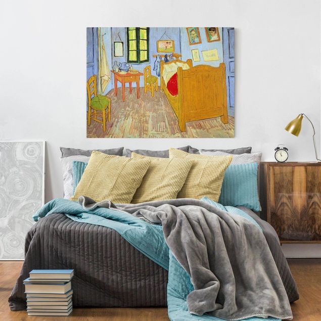 Leinwandbild - Vincent van Gogh - Van Goghs Schlafzimmer in Arles - Quer 4:3
