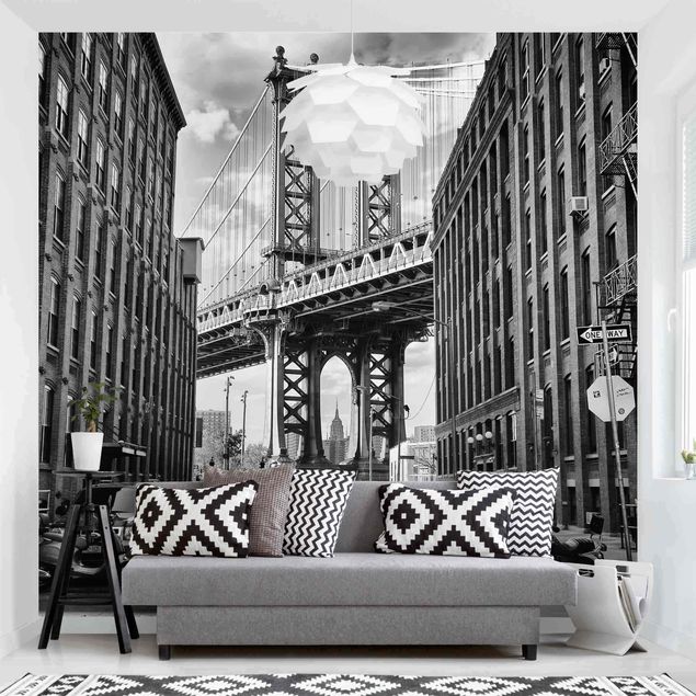 Fototapete - Manhattan Bridge in America