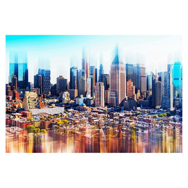 Fototapete - Manhattan Skyline Urban Stretch