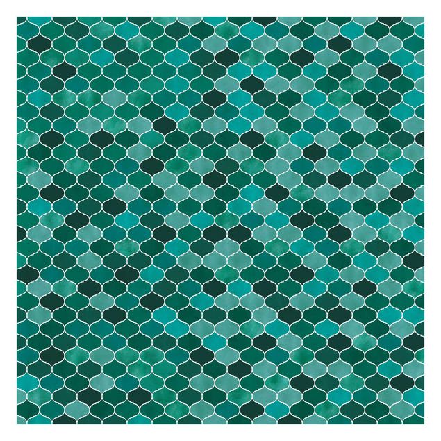 Fototapete - Marokkanisches Aquarell Muster