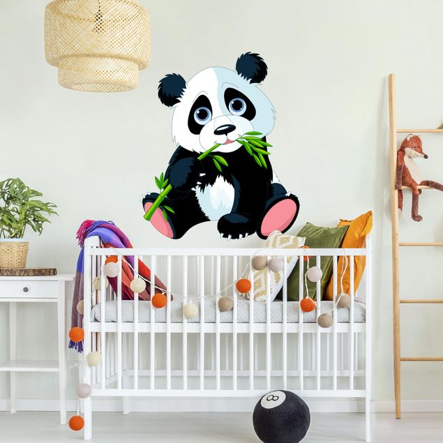 Tier Wandtattoo Naschender Panda