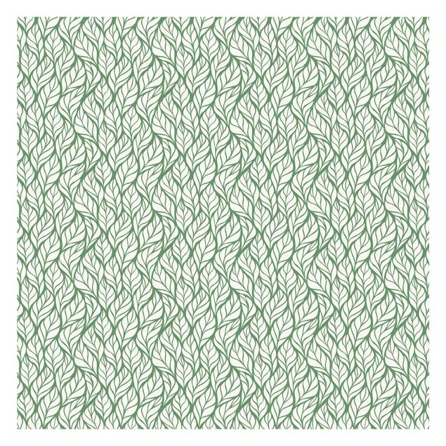 Fototapete - Natürliches Muster große Blätter auf Grün
