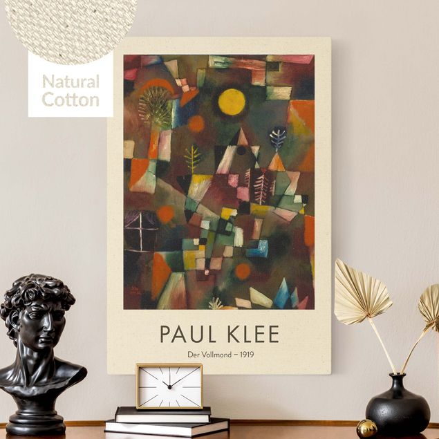 Leinwandbild Natur - Paul Klee - Der Vollmond - Museumsedition - Hochformat 2:3