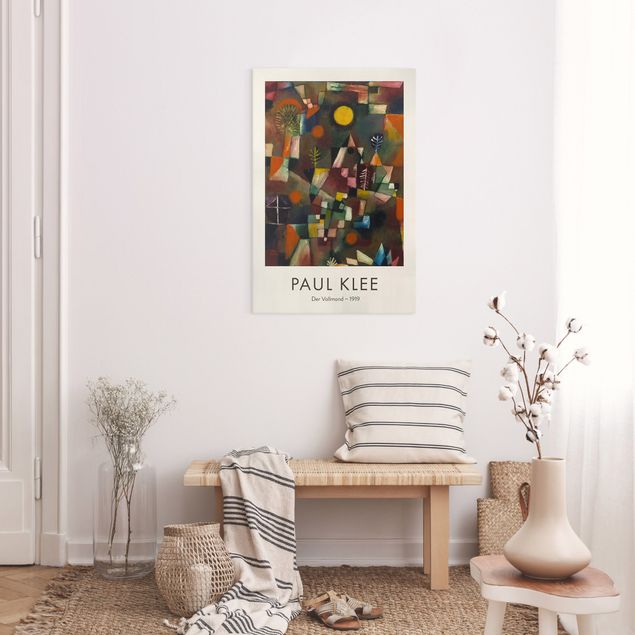 Leinwandbild - Paul Klee - Der Vollmond - Museumsedition - Hochformat 2:3