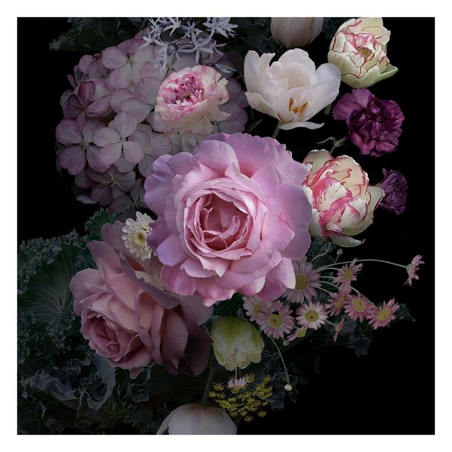 Fototapete - Rosentraum Bouquet