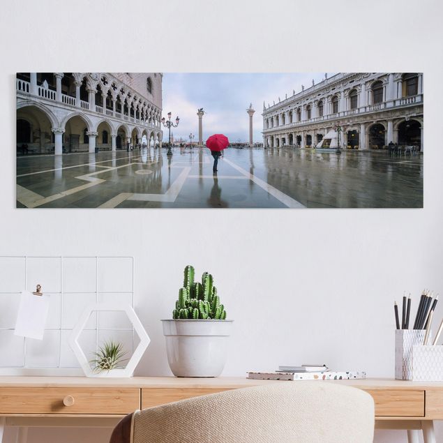 Matteo Colombo Bilder Roter Regenschirm in Venedig