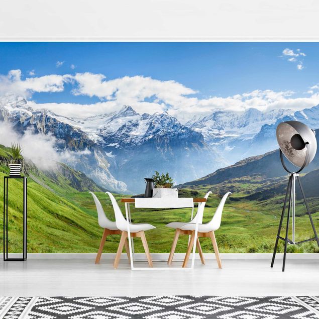 Fototapete - Schweizer Alpenpanorama