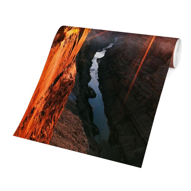 Fototapete - Sonne im Grand Canyon