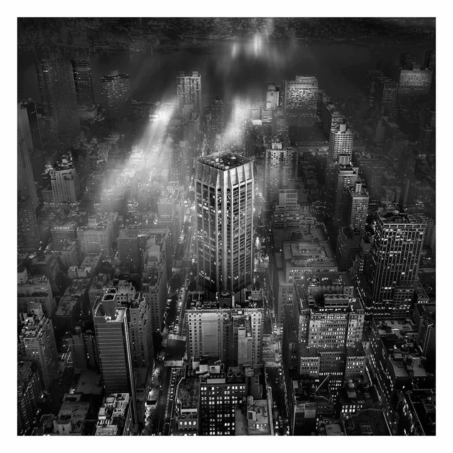 Fototapete - Sonnenlicht über New York City