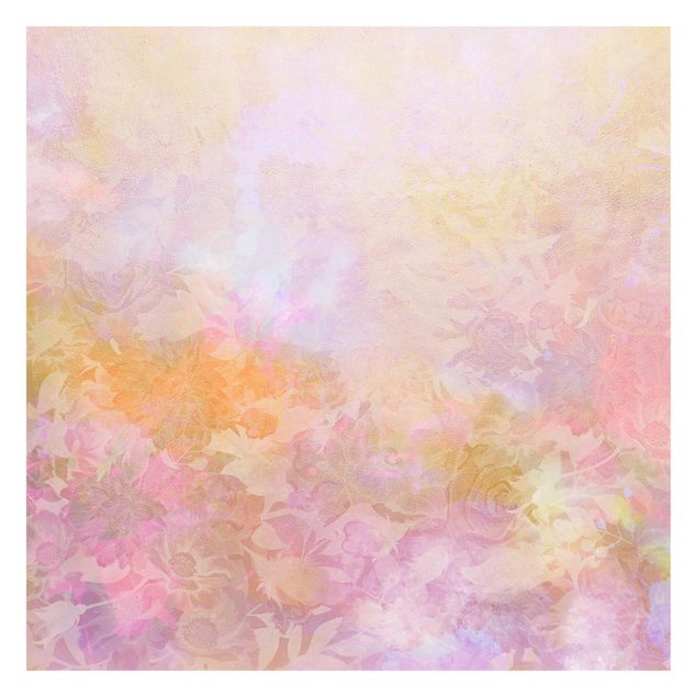 Fototapete - Strahlender Blütentraum in Pastell