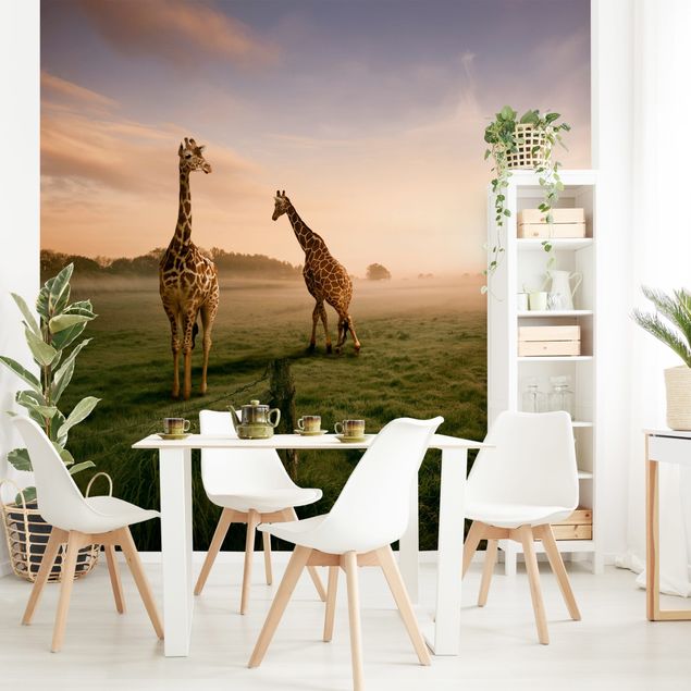 Fototapete - Surreal Giraffes