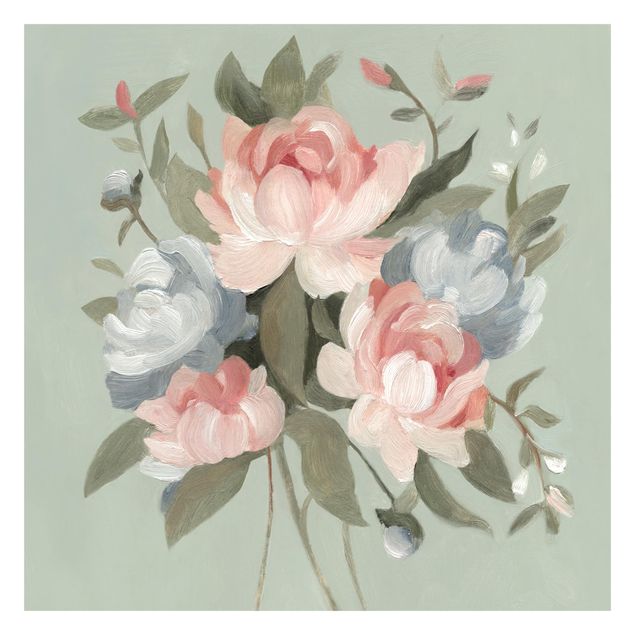 Fototapete - Bouquet in Pastell I