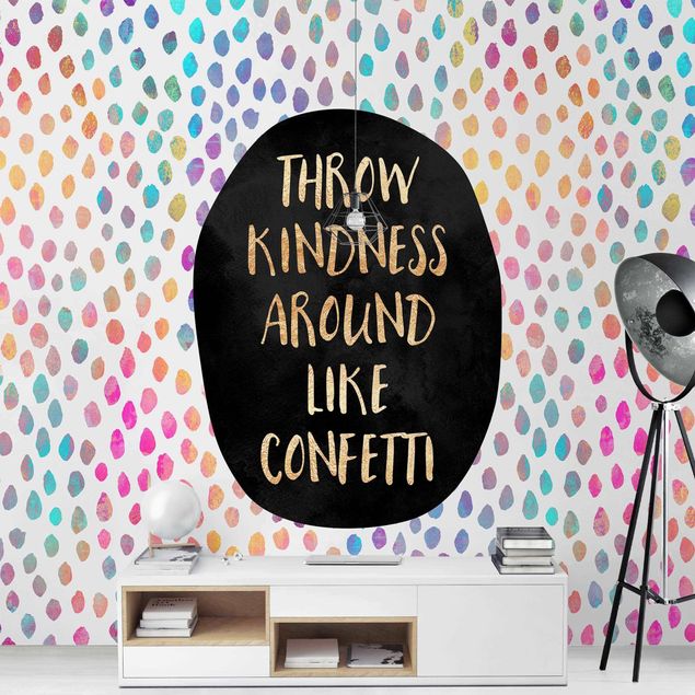 Fototapete - Throw Kindness Around Like Confetti - Quadrat