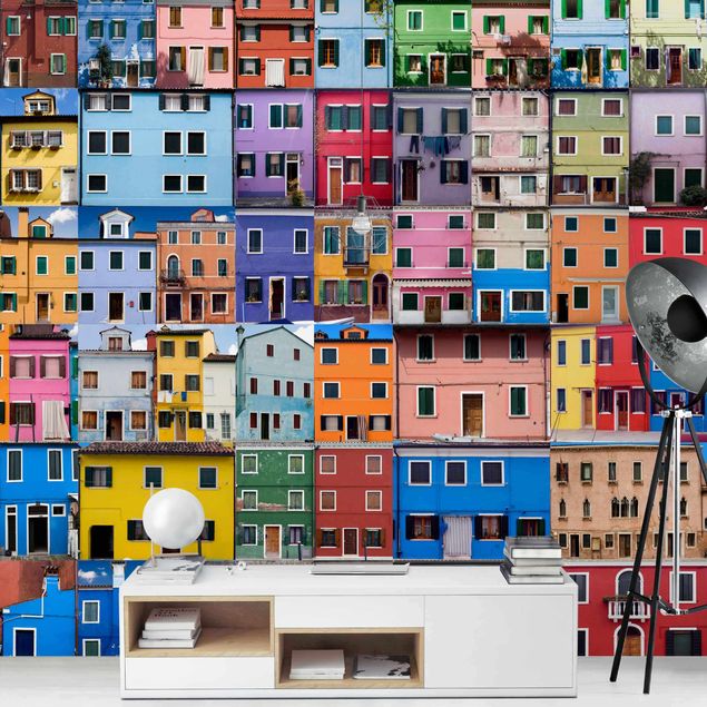 Fototapete - Venezianische Häuser