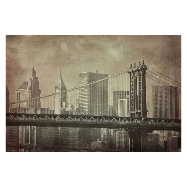 Fototapete - Vintage New york City