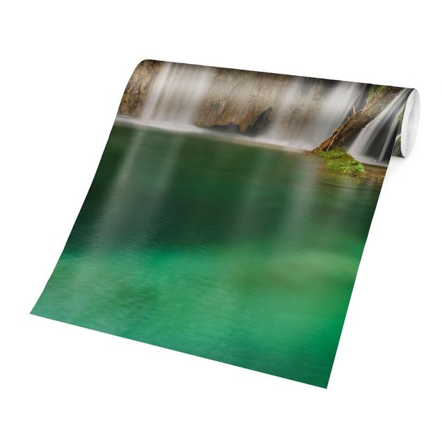 Fototapete - Wasserfall Plitvicer Seen