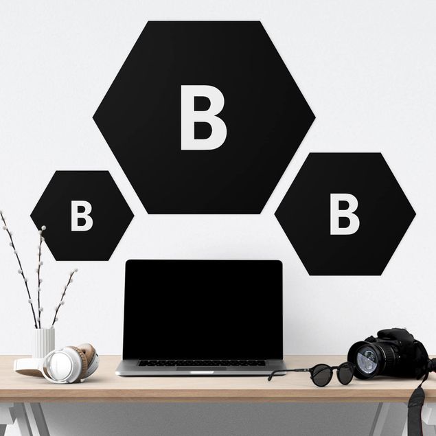 Hexagon Bild Forex - Buchstabe Schwarz B