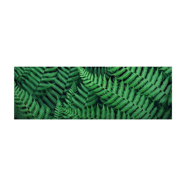 Teppich grün Farn