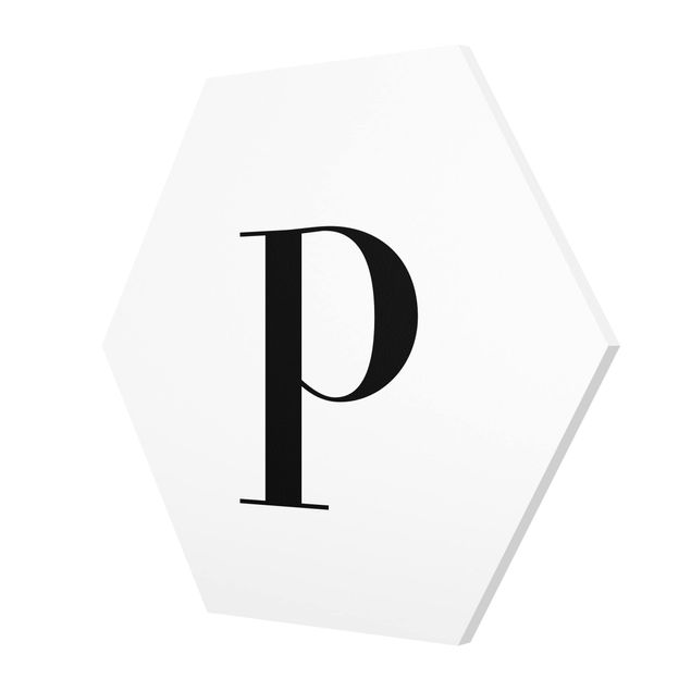 Hexagon Bild Forex - Buchstabe Serif Weiß P