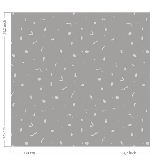 Vorhänge Muster Abstraktes Monochrom Muster - Grau