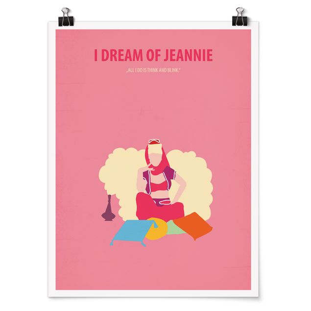 Poster - Filmposter I dream of Jeannie - Hochformat 4:3