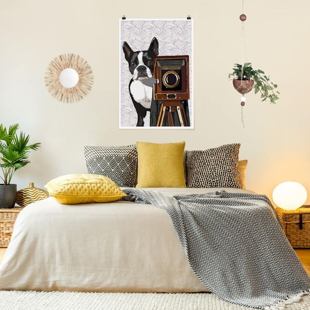 Poster - Tierfotograf Terrier - Hochformat 3:2