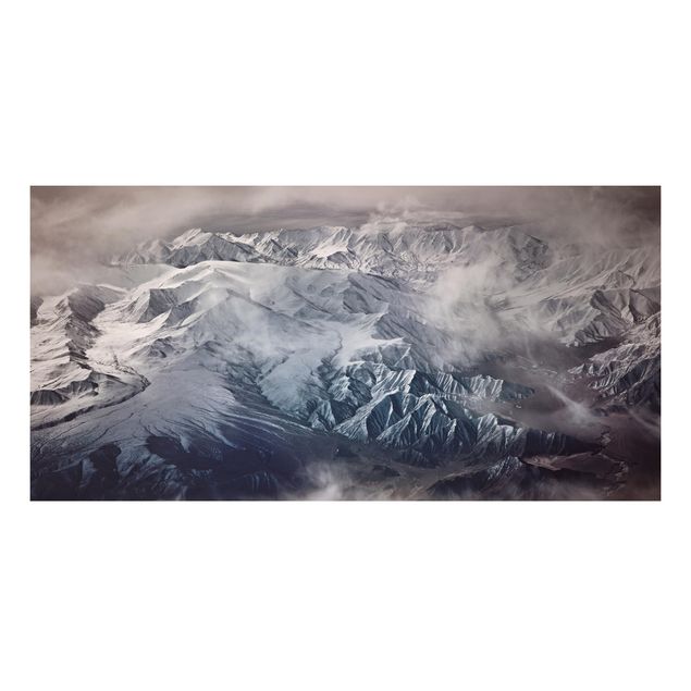 Aluminium Print - Berge von Tibet - Querformat 1:2